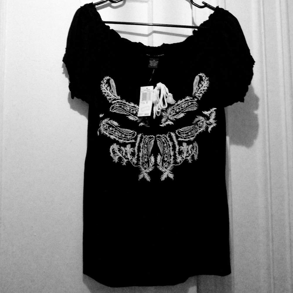 Grace Elements black and white top NWT - Picture 7 of 7